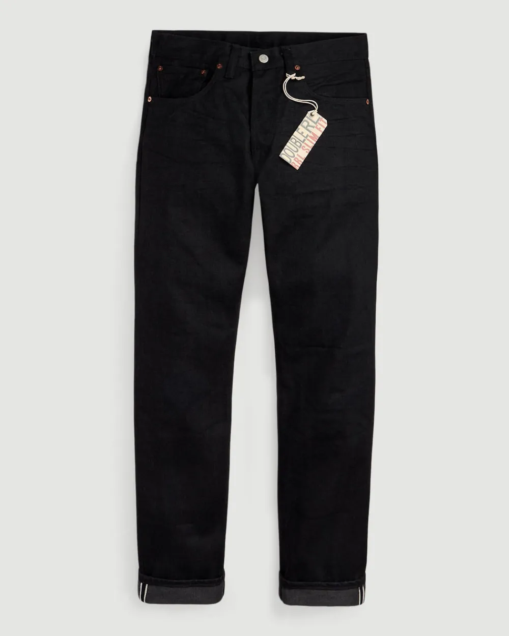 RRL Slim Fit New Black On Black Jean Clearance