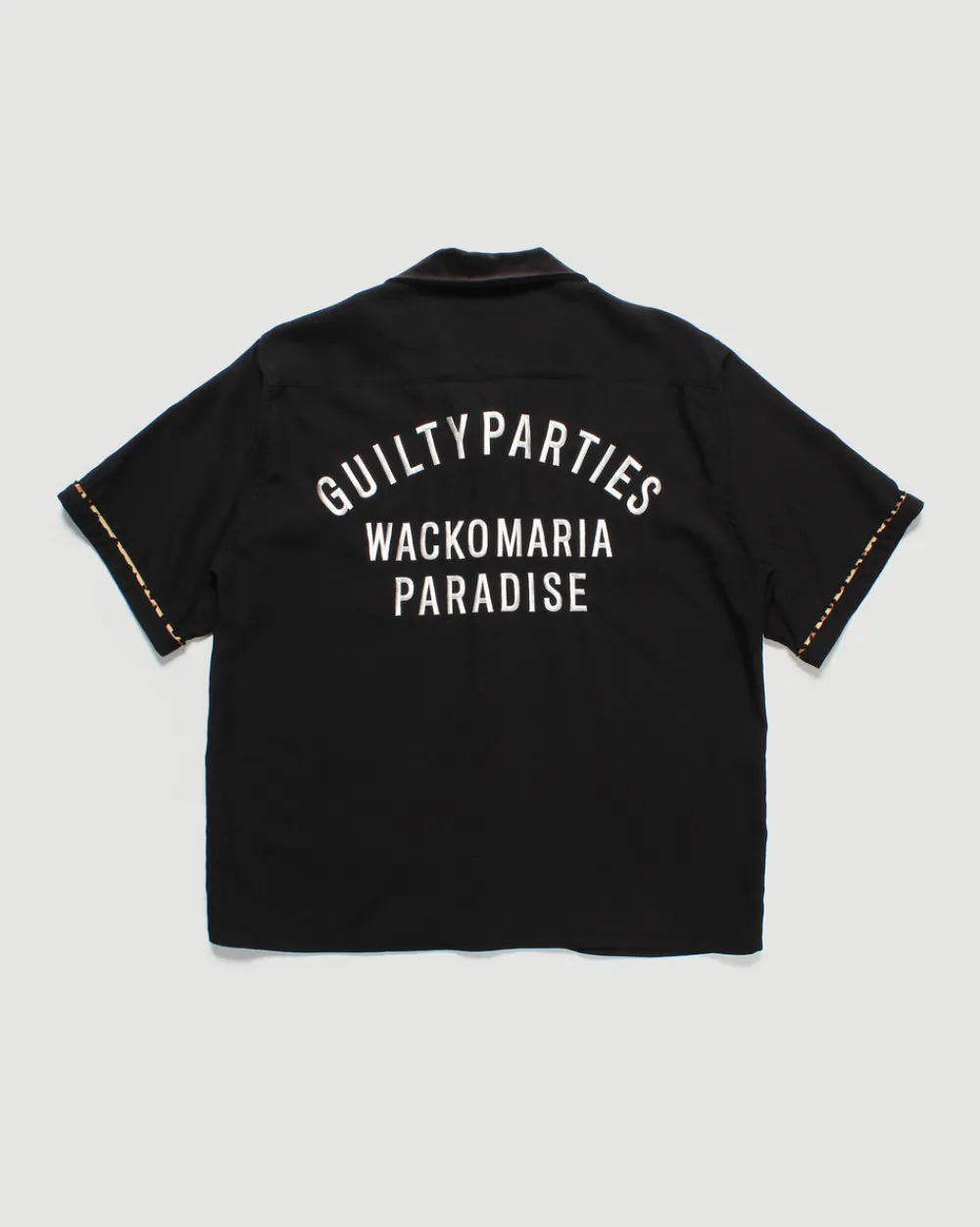 Wacko Maria Switching Shirts S/S (Type-3) Black Clearance