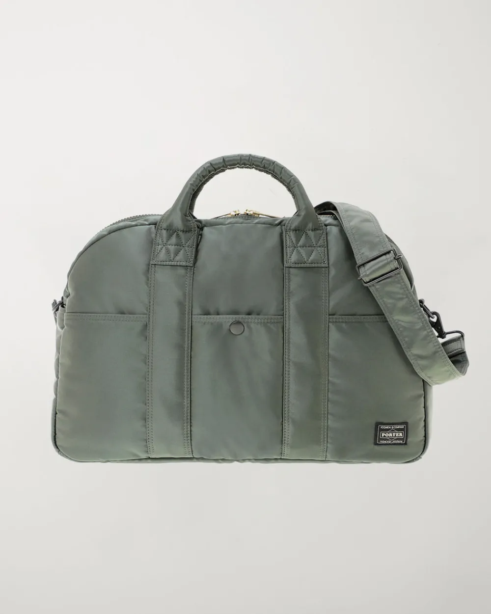 Porter Yoshida Tanker Madison Boston Bag (M) Sage Green Fashion