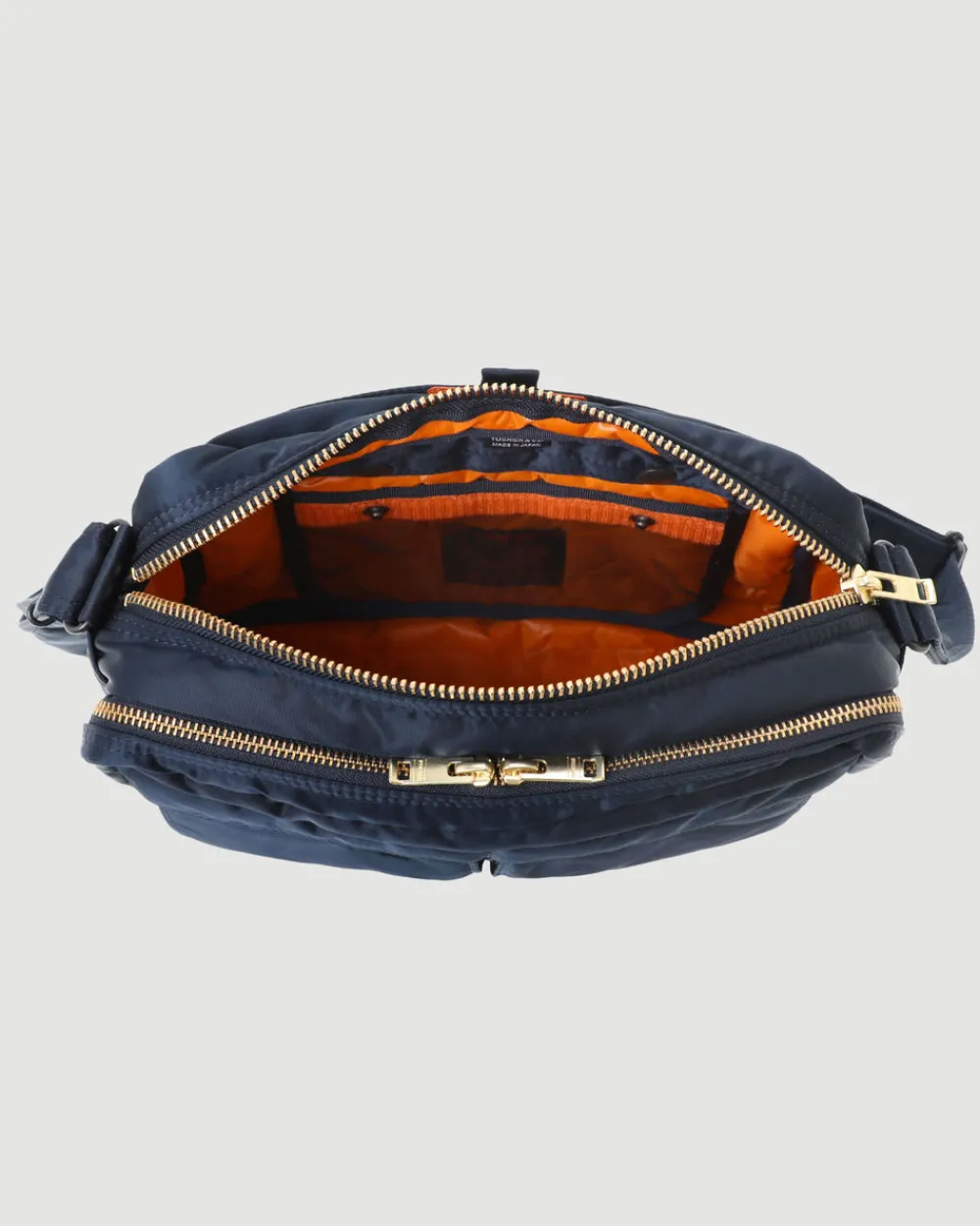 Porter Yoshida Tanker Sling Bag W Zip Iron Blue Discount