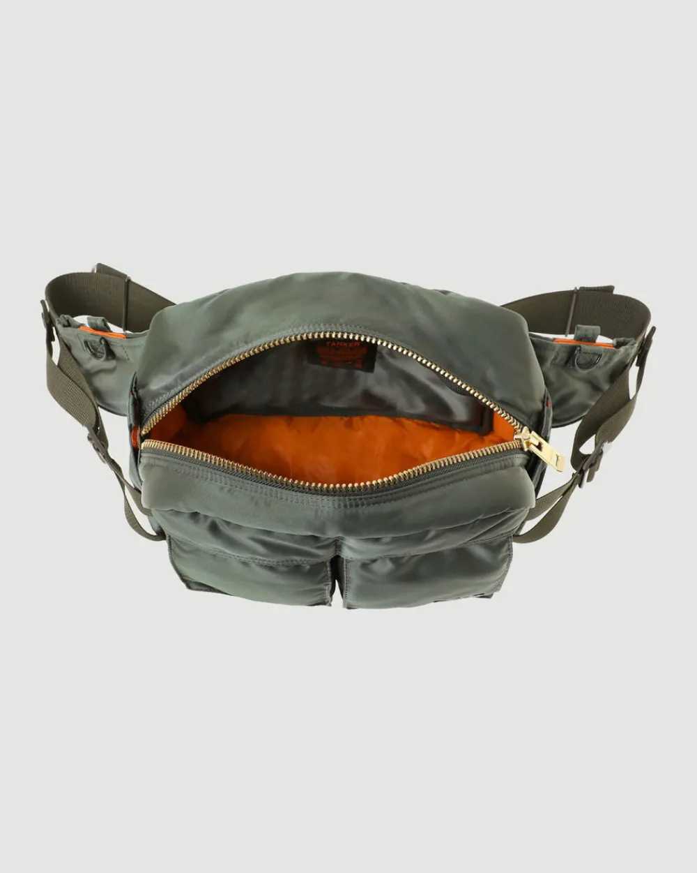 Porter Yoshida Tanker Waist Bag Sage Green Large New
