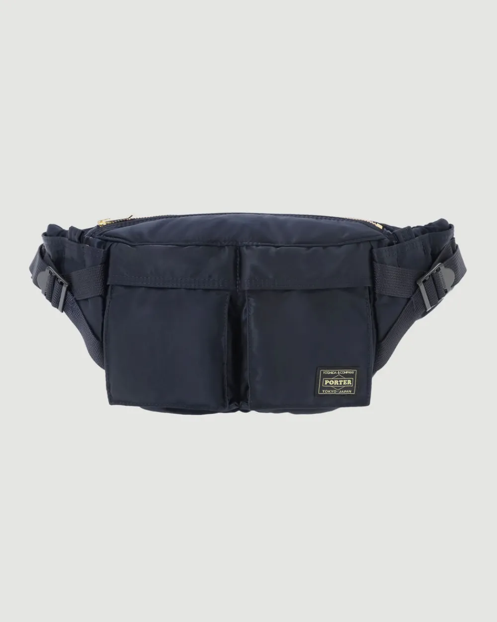 Porter Yoshida Tanker Waist Bag Small Iron Blue Sale