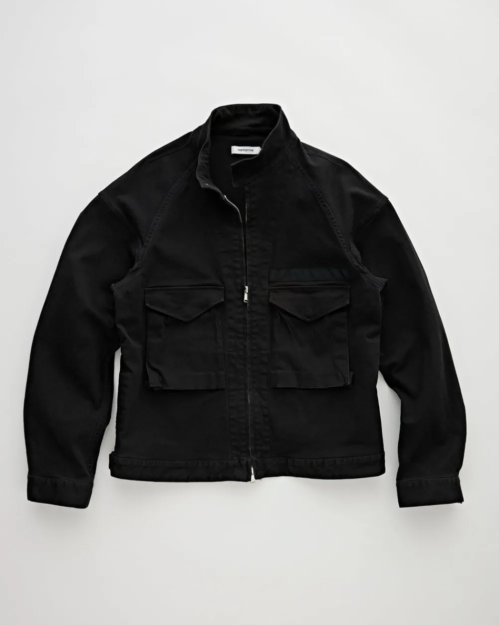 Nonnative Trooper Short Jacket Cotton Drill Twill Black New