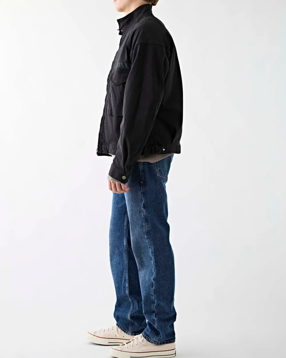 Nonnative Trooper Short Jacket Cotton Drill Twill Black New