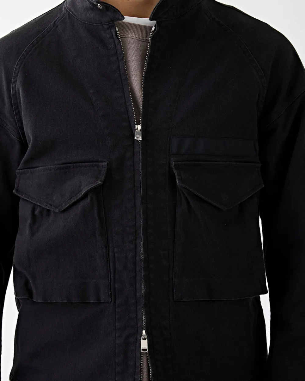 Nonnative Trooper Short Jacket Cotton Drill Twill Black New