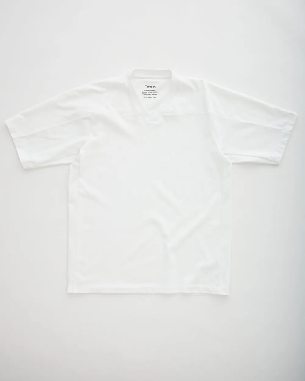 Tenue. Varsity V-Neck T-Shirt Optic White Online