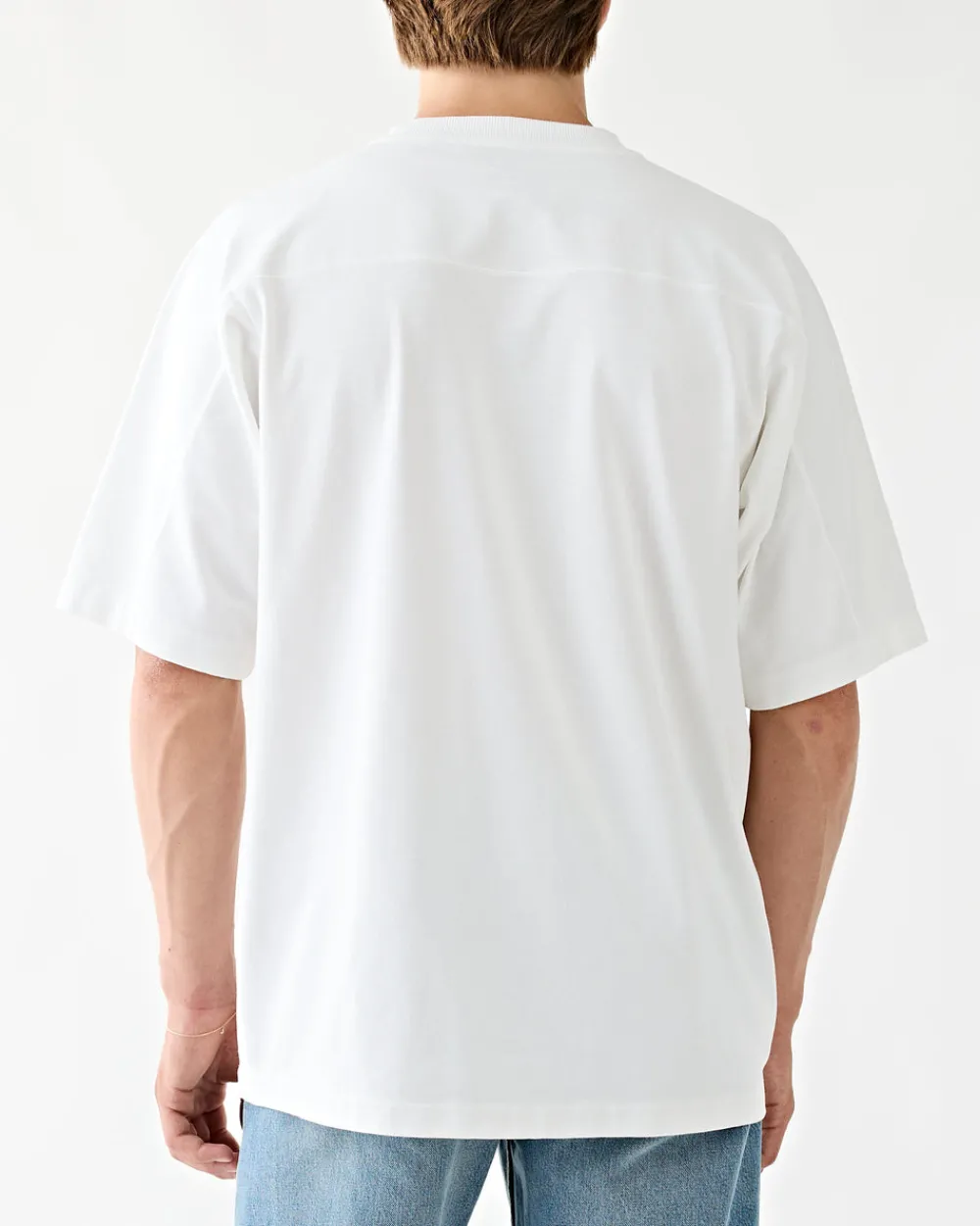 Tenue. Varsity V-Neck T-Shirt Optic White Online