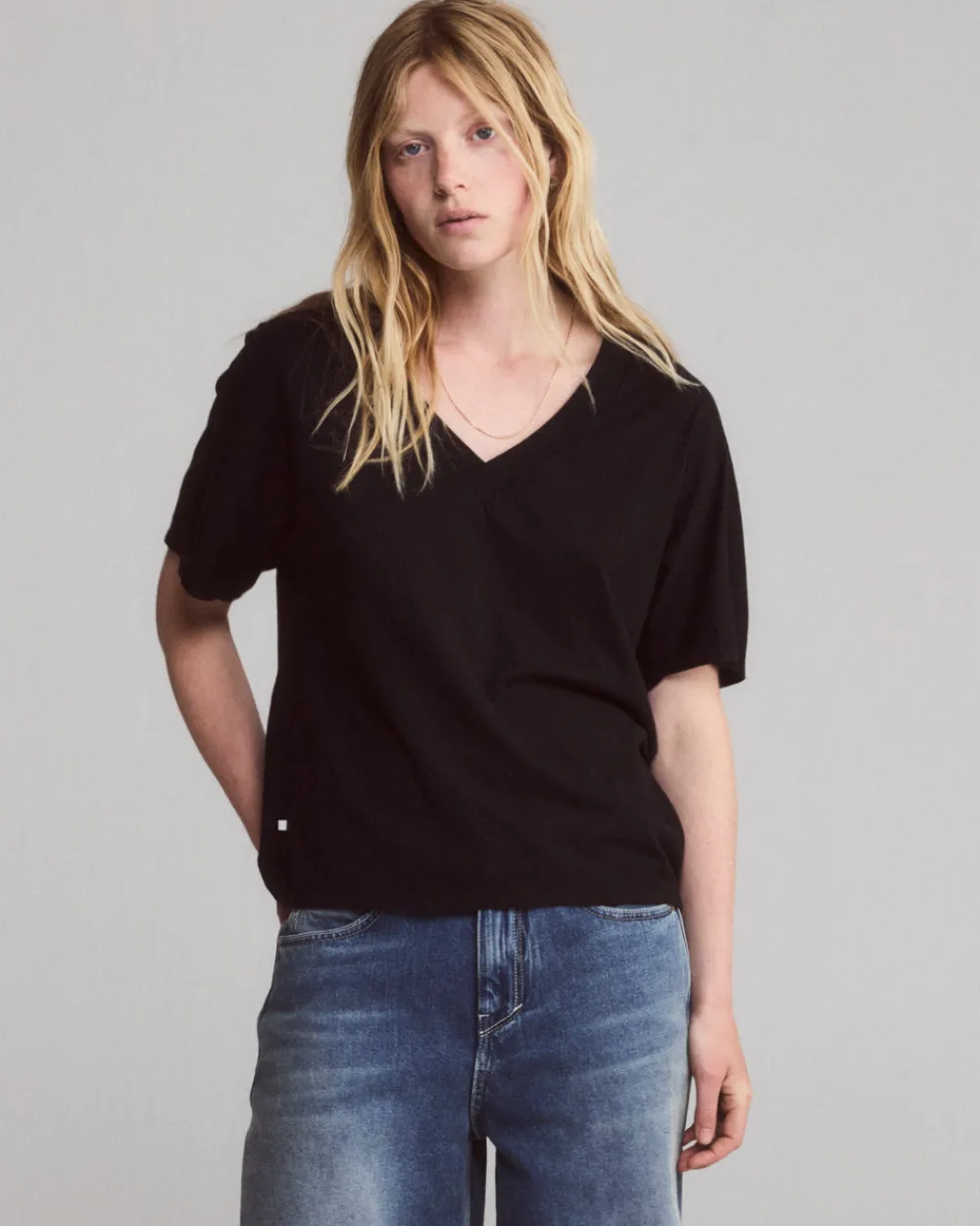 Tenue. Vi T-Shirt Black Outlet
