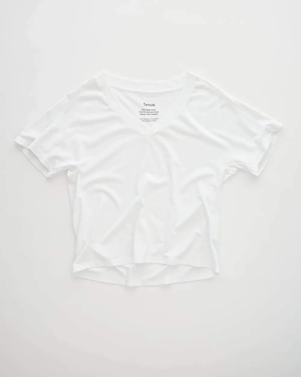 Tenue. Vi T-Shirt White Fashion