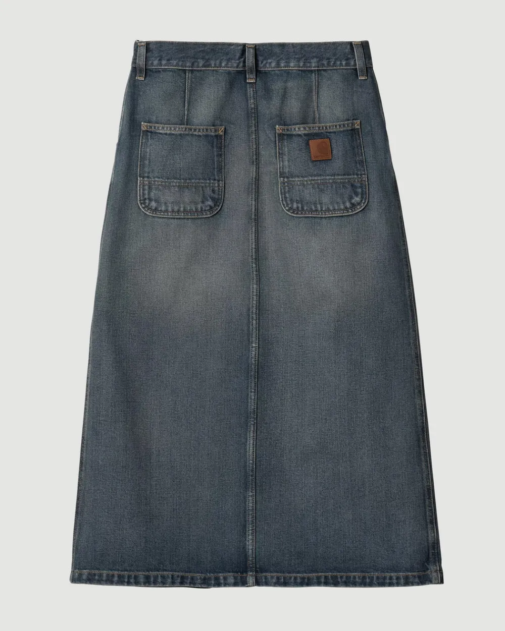 Carhartt WIP W' Marvin Skirt Blue Worn Smith Denim New