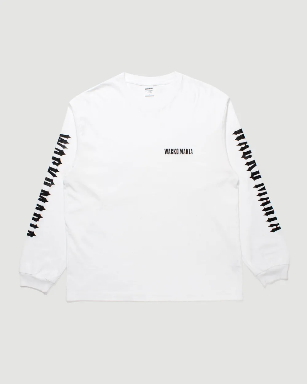 Wacko Maria Washed Heavy Weight Long Sleeve (Type-1) White New